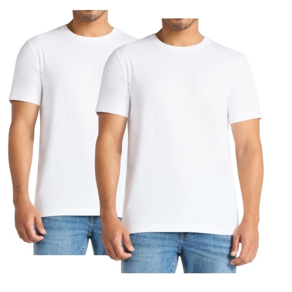 George Men's Moisture Wicking Short Sleeve Crew Tees 2-Pack Size
XS Vivid White - Picture 1 of 13